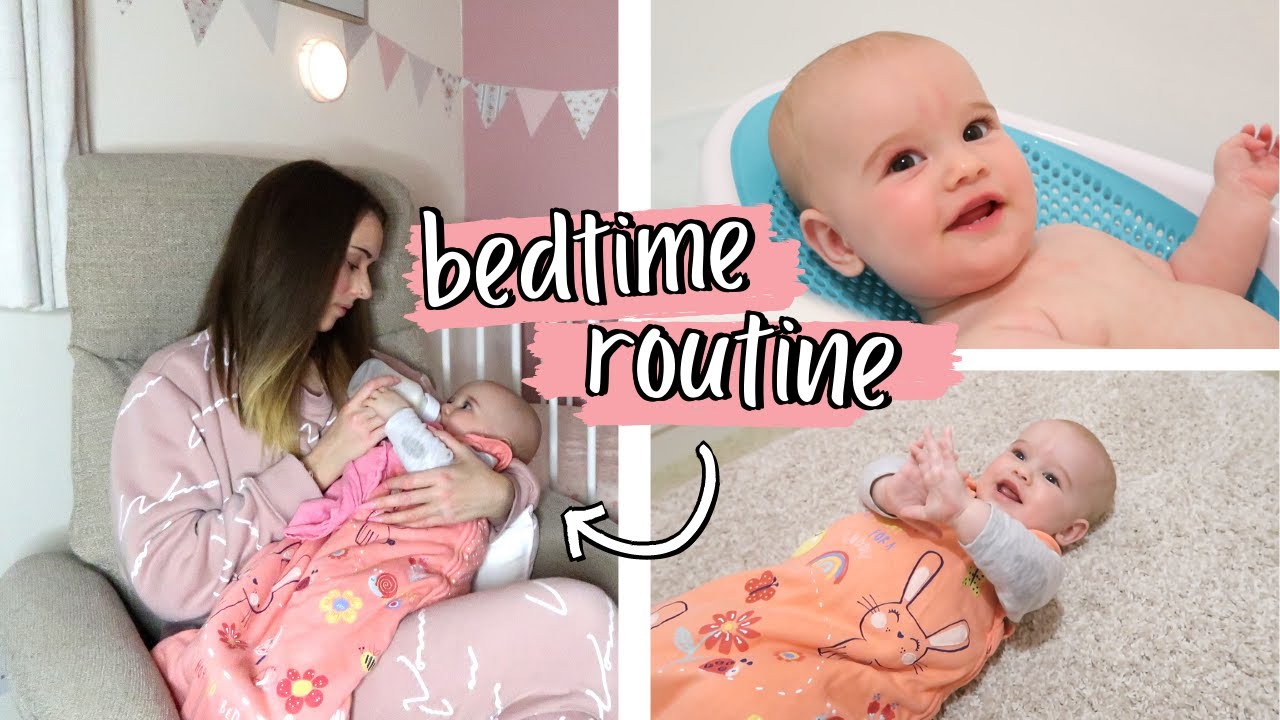 7 Month Old Bedtime Routine | Baby Night Time Routine | LottieJLife