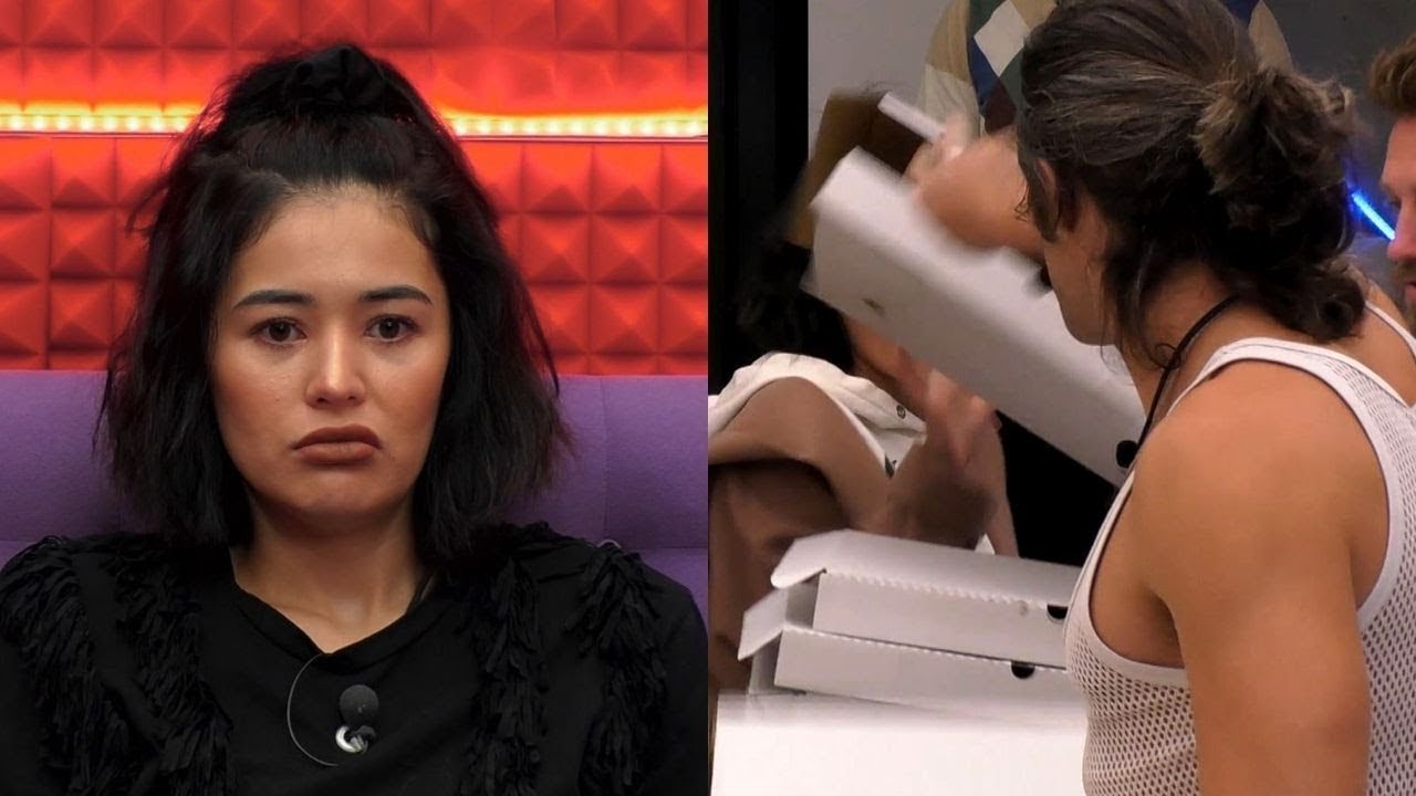 Kamilowi puściły nerwy... Zaczął rzucać w Malwinę pudełkami po pizzy! [Big Brother]