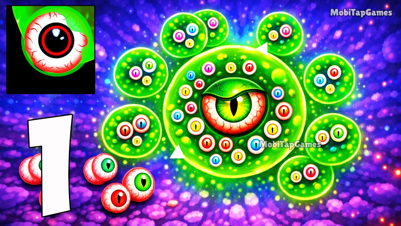 Alien Blob io &ndash; Grow & Dominate! Gameplay Walkthrough (iOS, Android)