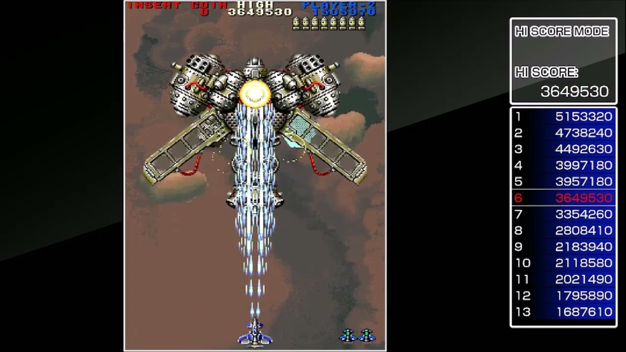 【アケアカ】 サンダードラゴン2 2P機体All -THUNDER DRAGON 2 雷龍2 2P All clear -