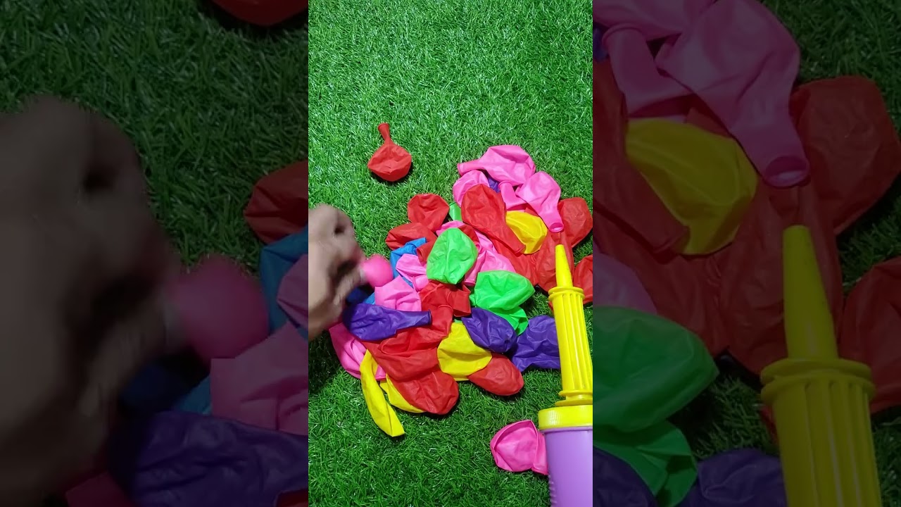 100k Colourful Mini Balloons | Satisfying Unboxing Asmrsoundvideo  #Satisfying #oddlysatisfying