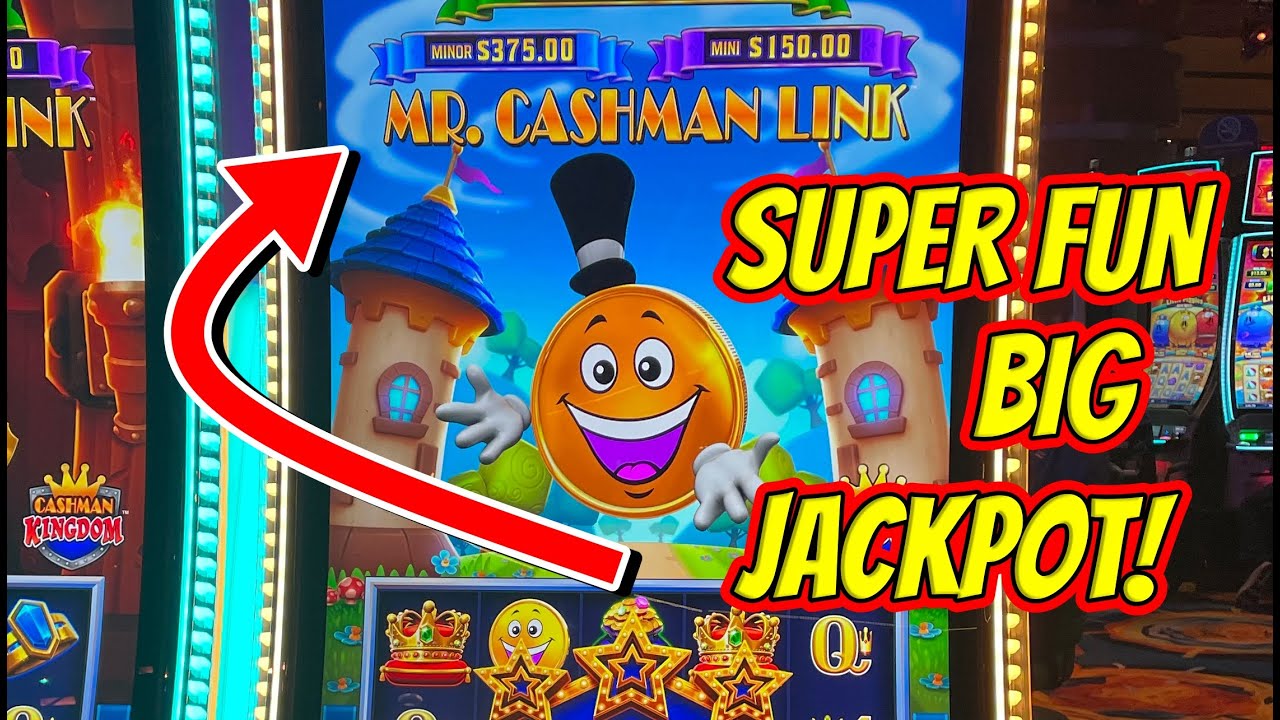 NEW SLOT!! Mr. Cashman Link - SUPER FUN BIG JACKPOT HANDPAY
