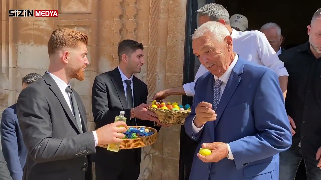 Süryanilerin Paskalya Bayramı Kutlamasından renkli görüntüler... Midyat