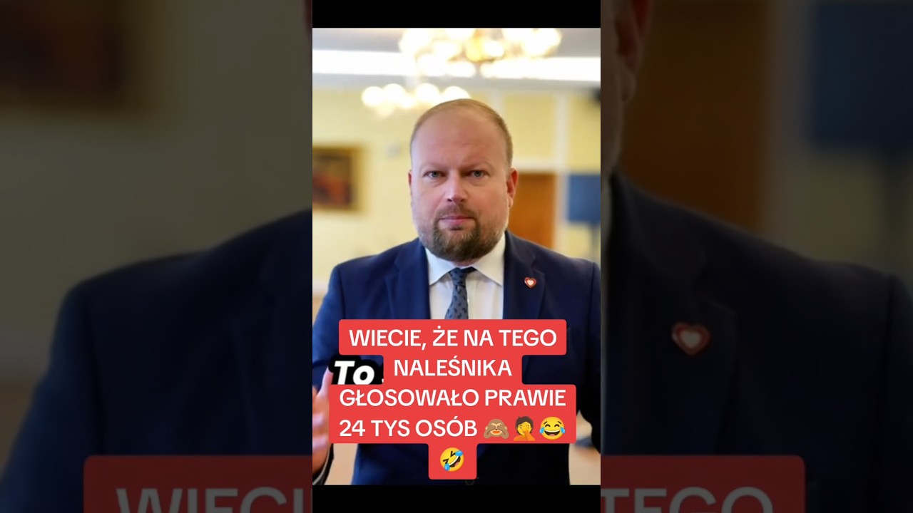 WIECIE, ŻE NA TEGO NALEŚNIKA GŁOSOWAŁO PRAWIE 24 TYS OS&Oacute;B 🙈🤦🤣😂😅 #koalicjaobywatelska #konfederacja