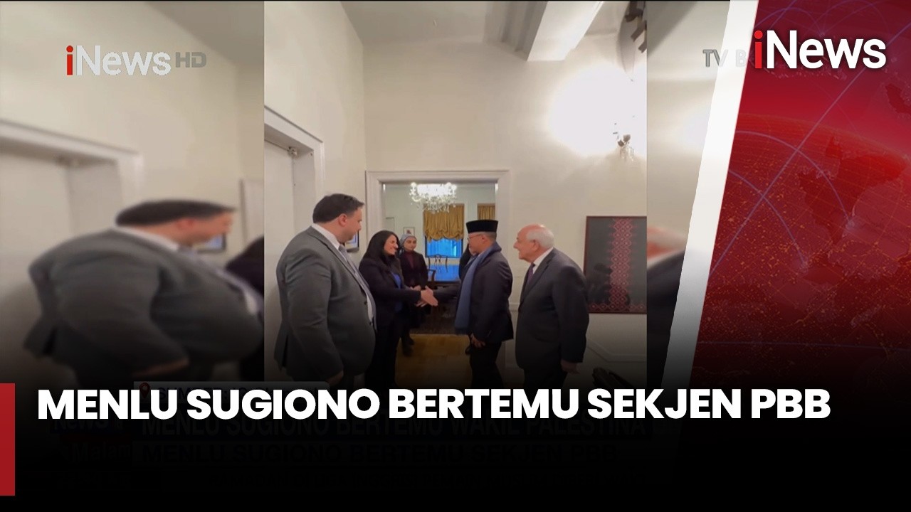 Menlu Sugiono Tegaskan Dukungan Indonesia untuk Palestina di PBB | iNews Malam (18/2)