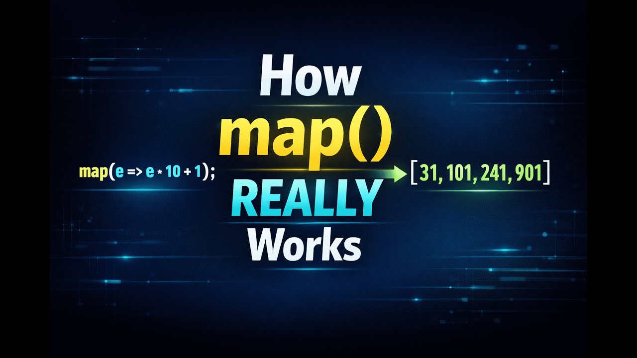 How JavaScript map() Works Internally | Dry Run from Scratch (Beginner Friendly)