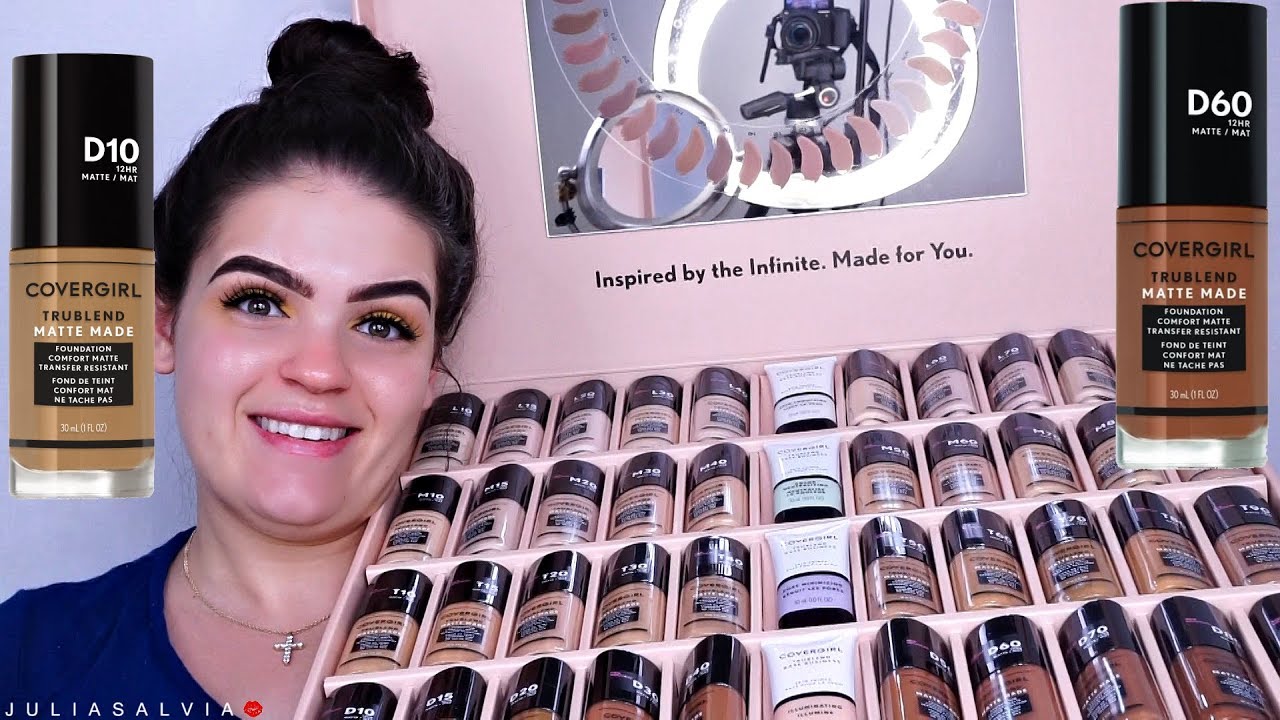 NEW Covergirl Trublend MATTE Made Foundation | REVIEW & SWATCHES