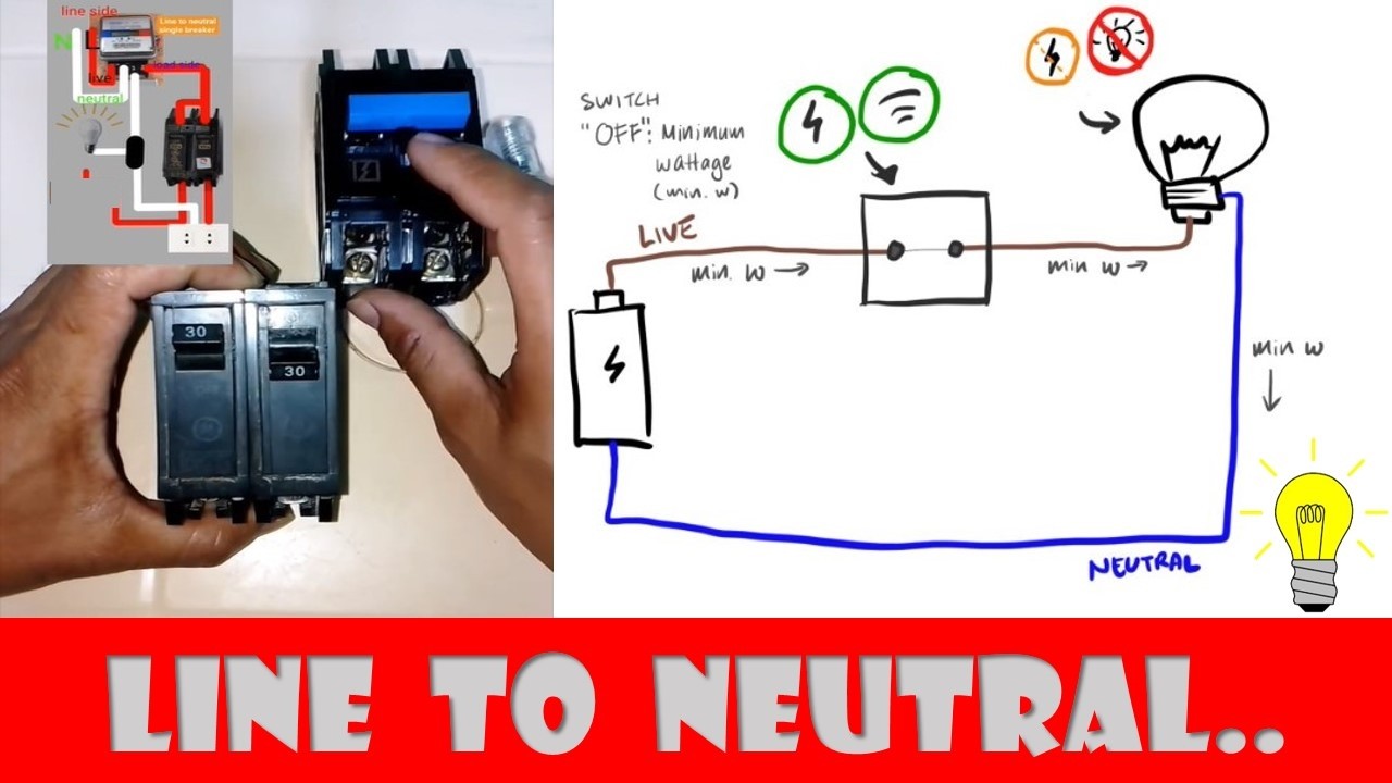 DIY tutorial | Line to neutral house wiring connection