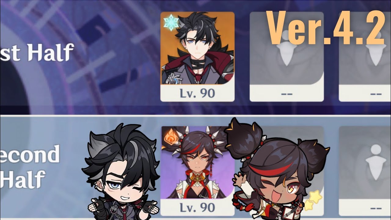 【原神】Ver.4.2 リオセスリ＆辛炎の両単騎で螺旋12層 星9クリア/ Ver.4.2 Spiral Abyss Floor 12 Wriothesley ＆ Xinyan ☆9 Stars