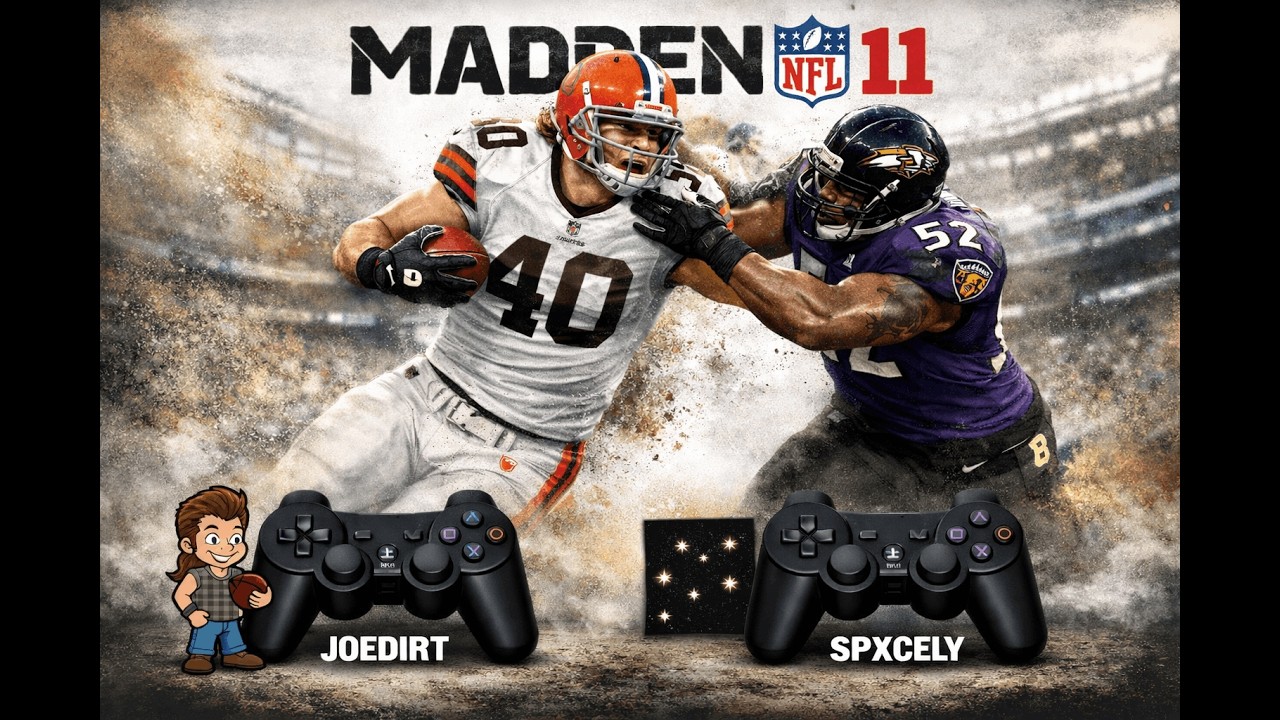 MADDEN 11 ONLINE ACTION USING PARSEC AND PS3 EMULATOR JOEDIRT VS SPACE BROWNS VS RAVENS