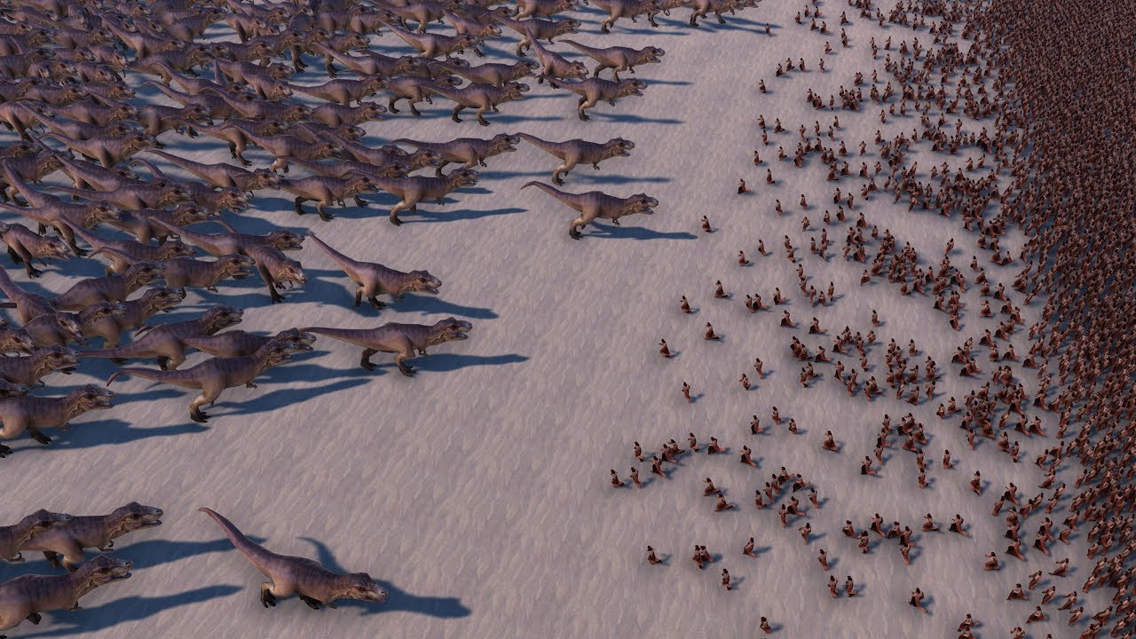 10000 JESUS vs 60000 TREX - Ultimate Epic Battle Simulator