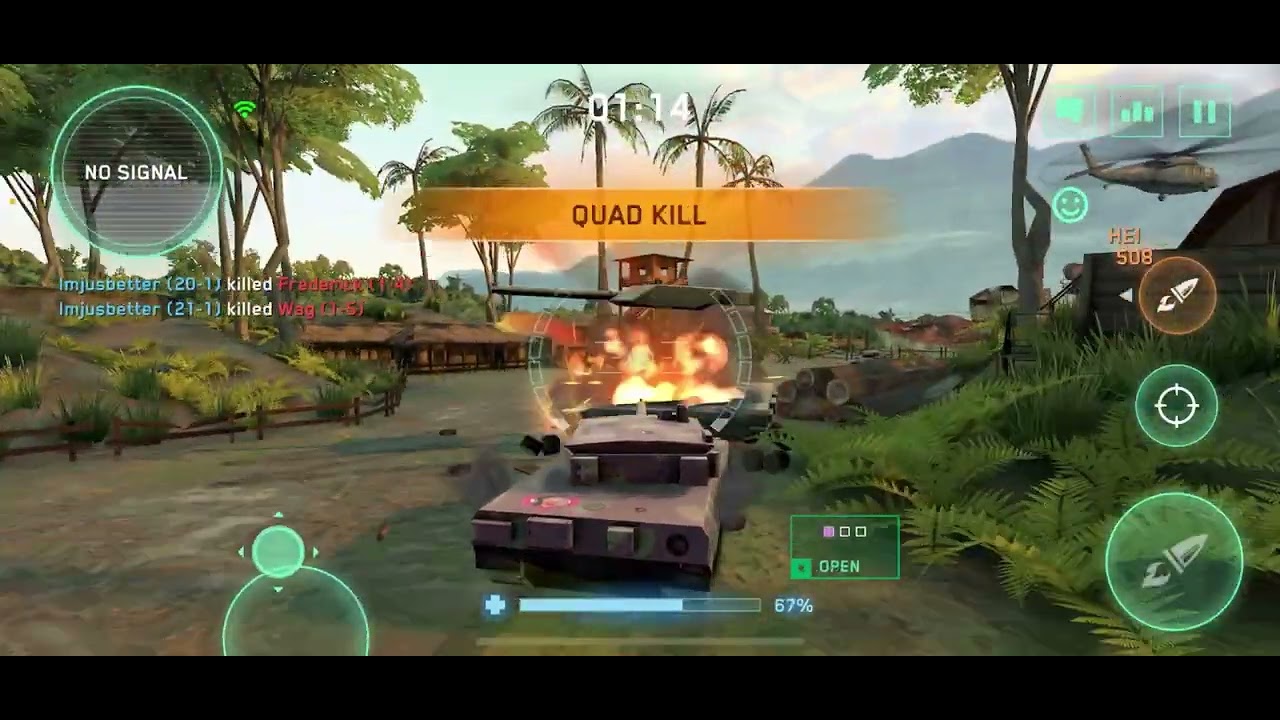40 Kill Challenge! - Fully Upgraded Tier 5 C1! - War Machines Tank Shooting Game! - imjusbetter