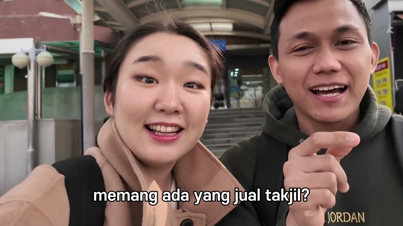 CEWE KOREA IKUT BERBURU TAKJIL DI KOREA DAN BUKBER DI WARUNG INDONESIA @Rudi si