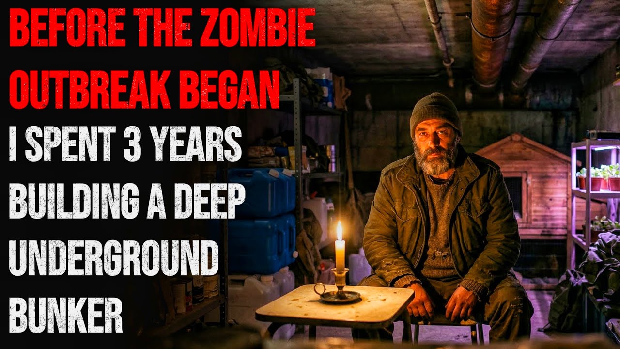I Spent 3 Years Building a Deep Underground Bunker Before the Zombie Outbreak Began And i was right