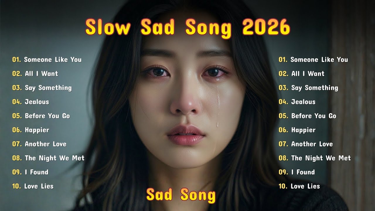 Beautiful & Relaxing Sad English Songs 2026 | Emotional Love Ballads 💔