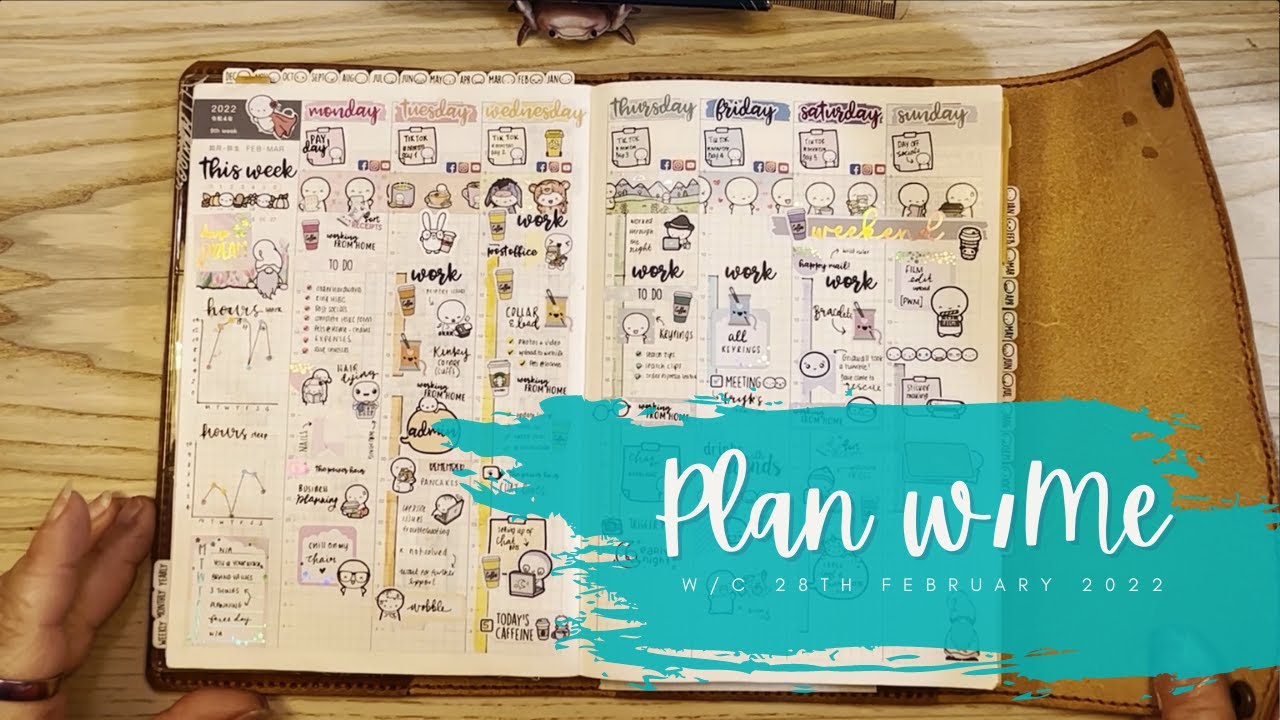 Hobonichi Cousin | Weeks Pages | Plan With Me | 28 Feb - 6 March 2022