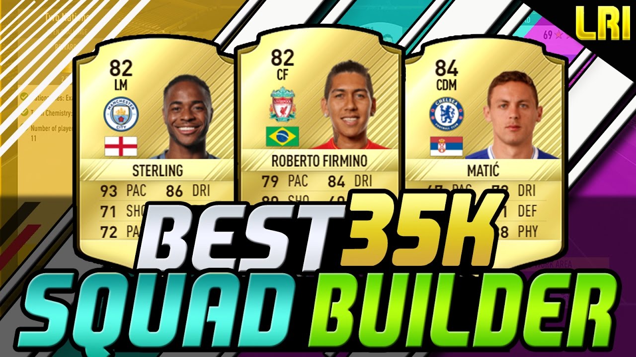 FIFA 17 | 'BEST 35K SQUAD BUILDER EVER!' - FIFA 17 ULTIMATE TEAM
