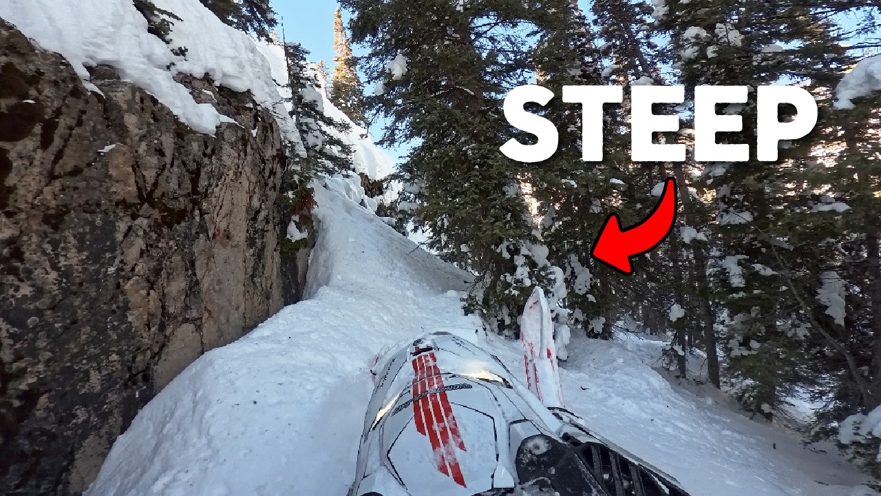 Taking our Ski Doo's in STEEP Polaris Terrain!