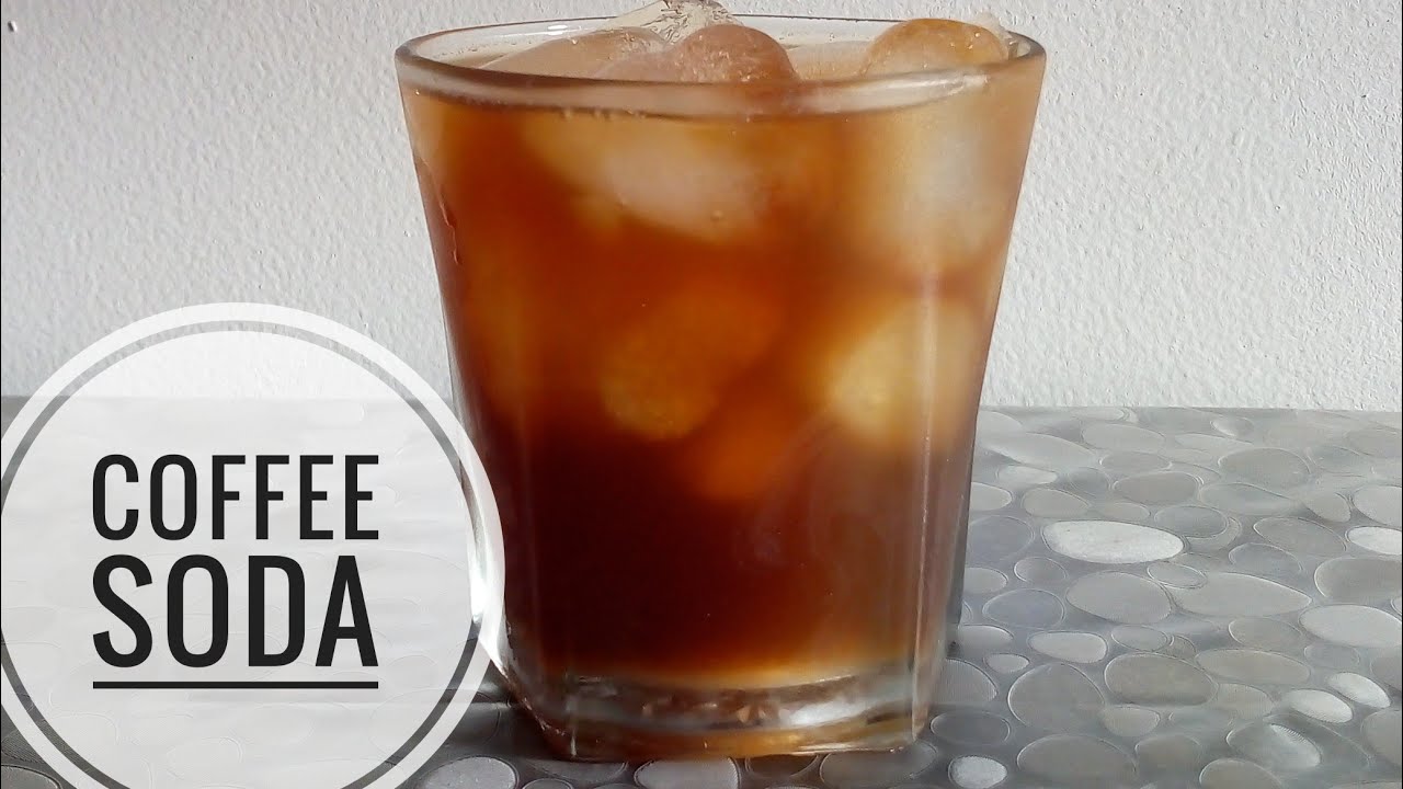 COFFEE SODA | How to make coffee soda at home in minutes