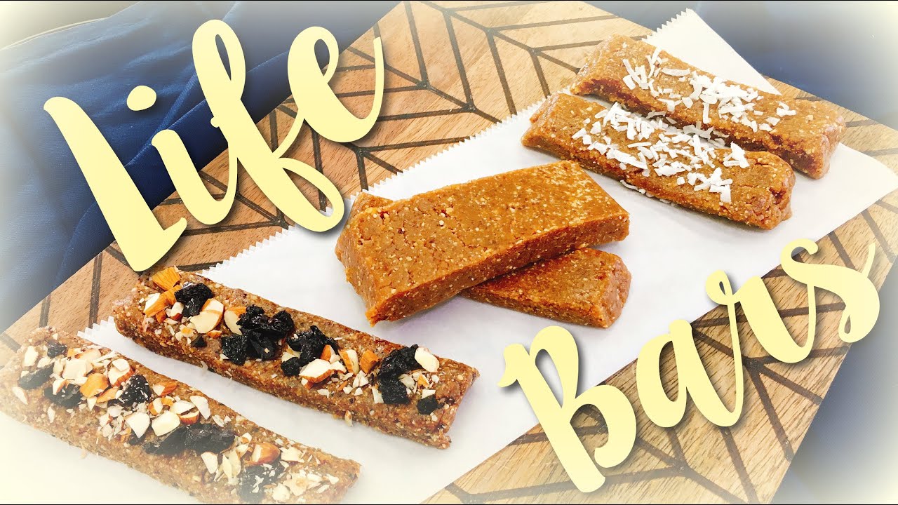 ☼ LIFE BARS ☼ How to Make Your Own Nutrition Bars | CHEAP CLEAN EATS
