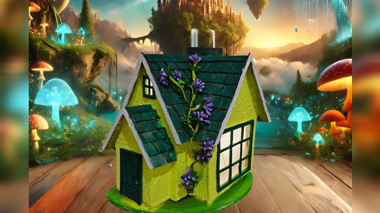 DIY Cardboard House – Build an Incredible Miniature Model! 🏡✨