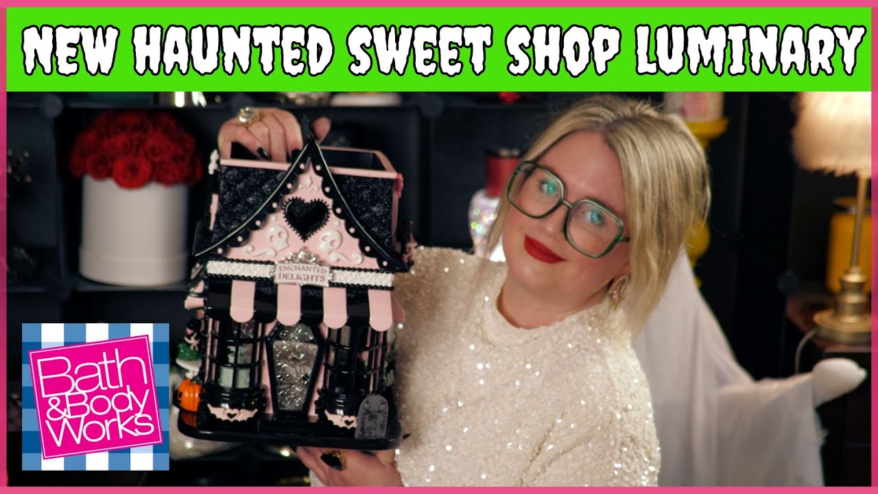 Bath & Body Works NEW 2025 HALLOWEEN HAUNTED SWEET SHOP LUMINARY UNBOXING AND HAUL #halloween