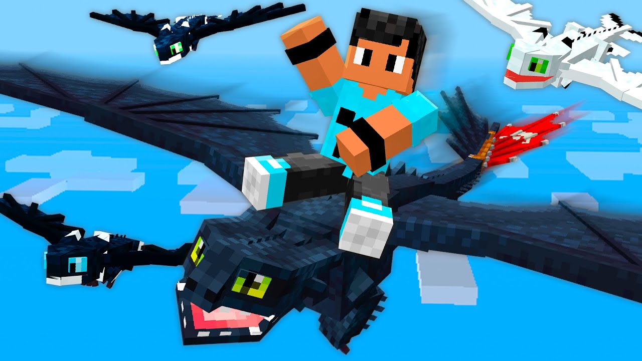 CRIEI um IMPERIO DOS DRAGÕES no MINECRAFT