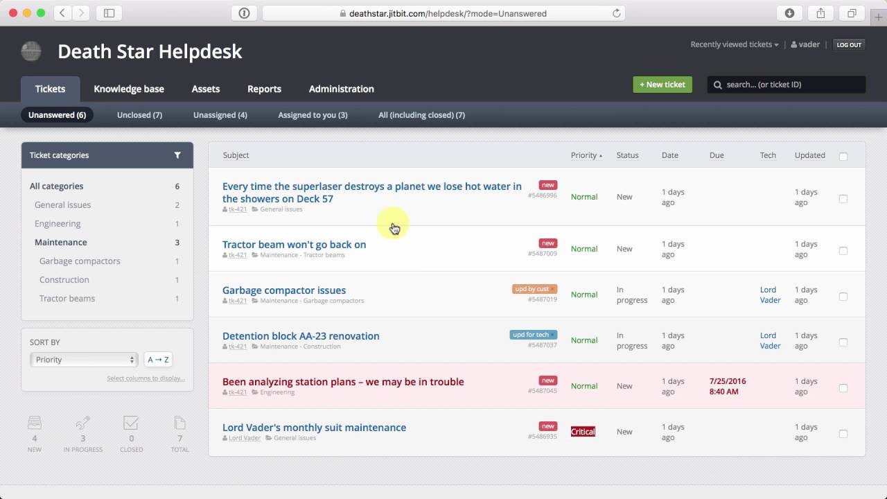 Jitbit Helpdesk Ticketing System Walkthrough
