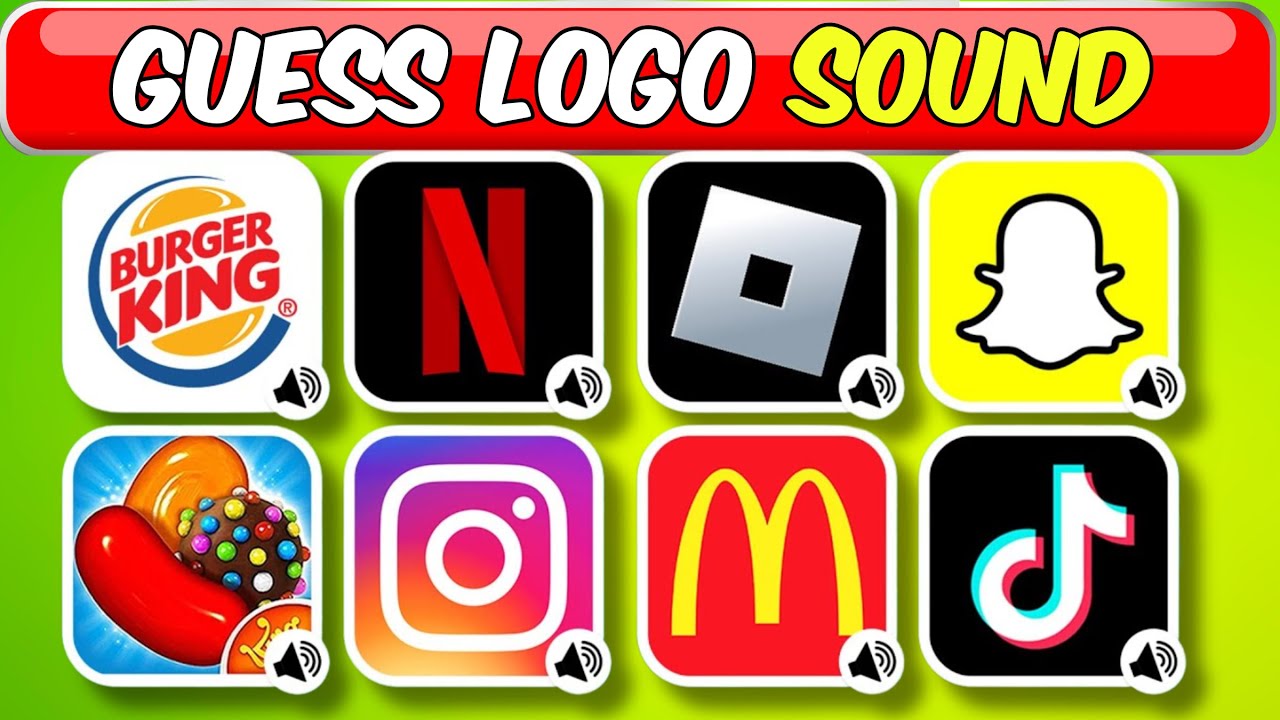 Guess The Logo by its Sound 🔥🔊Pepsi, McDonald's, Facebook, TikTok  Logo Quiz