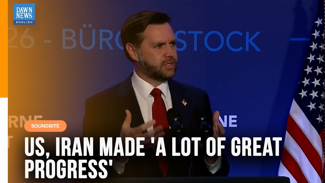 US, Iran Made 'a Lot of Great Progress' in Talks on Nuclear Issue: JD Vance | Dawn News English