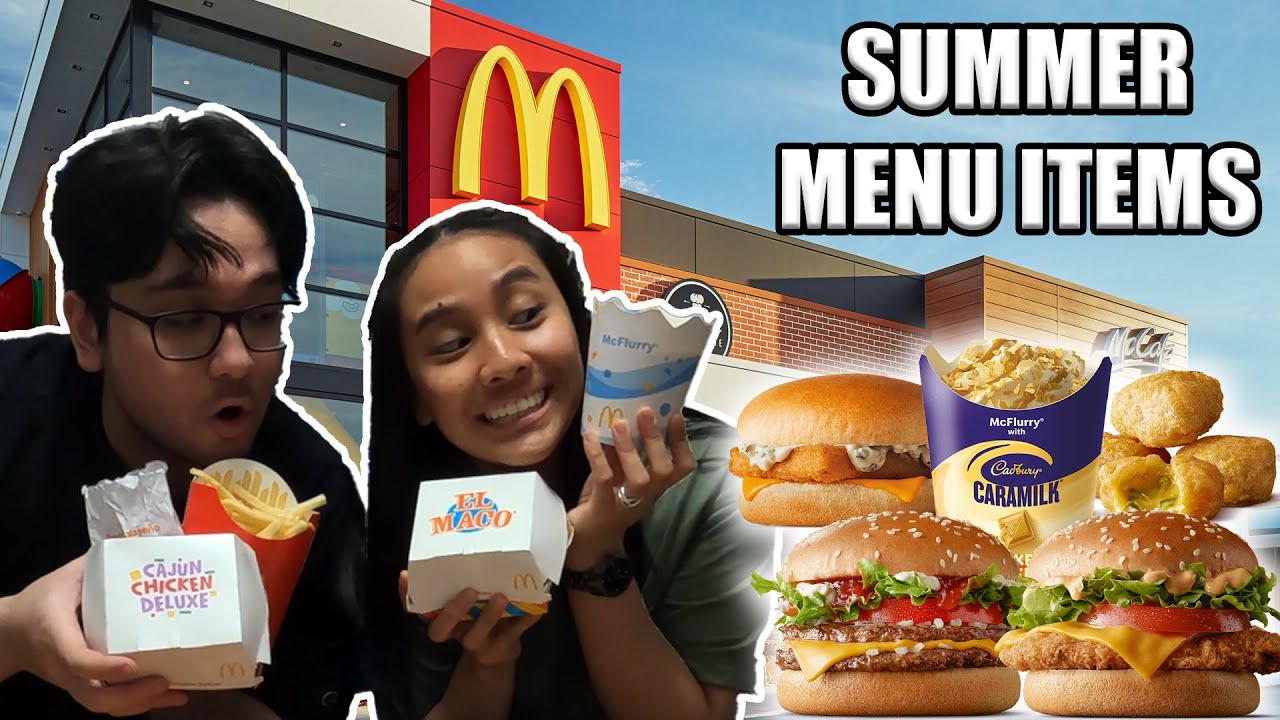 Maccas 2022 Summer Menu! Cheesy Jalapenos Pops, El Maco and More! | McDonald's Mukbang