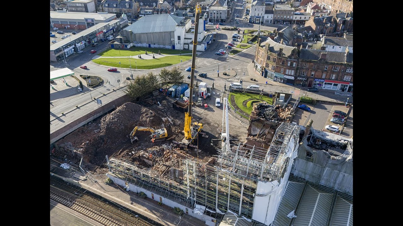 Ayr's Station Hotel demolition