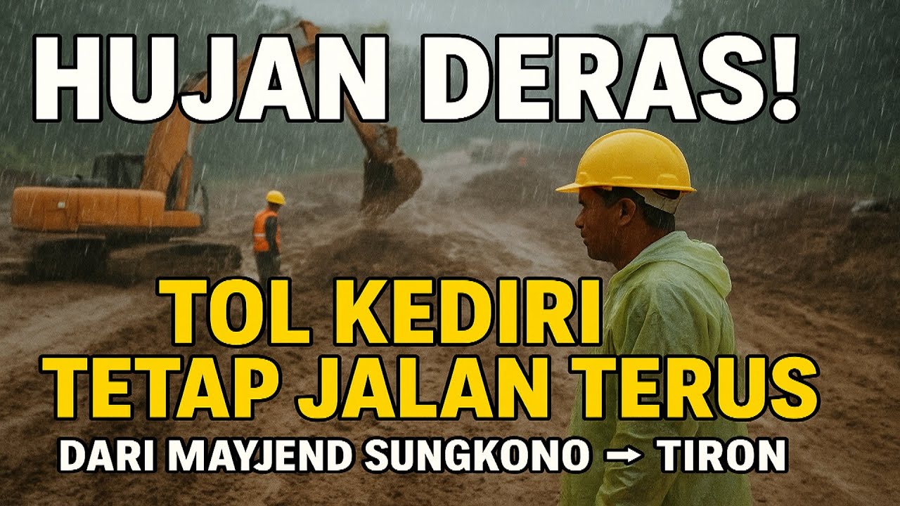 Akhirnya Terlihat Jelas! Inilah Wajah Terbaru Pembangunan Tol Kediri dari Mayjend Sungkono s/d Tiron