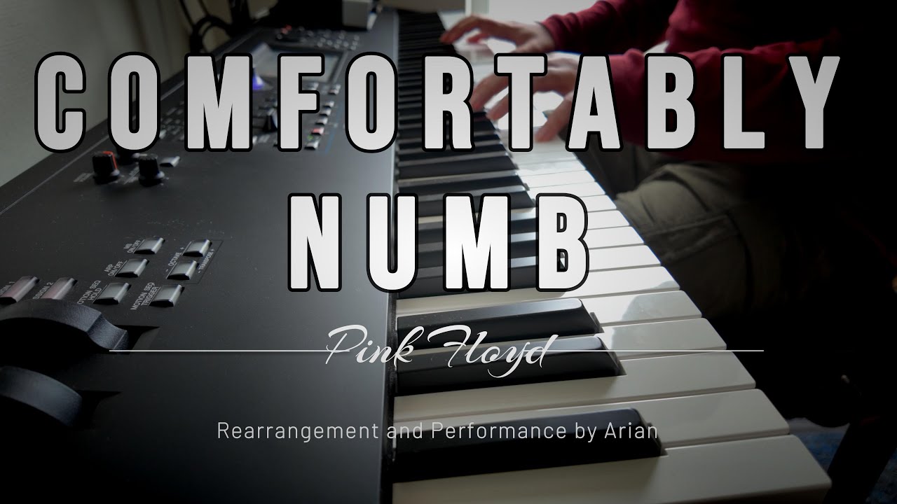Comfortably Numb - Pink Floyd | Soft piano music for relaxation