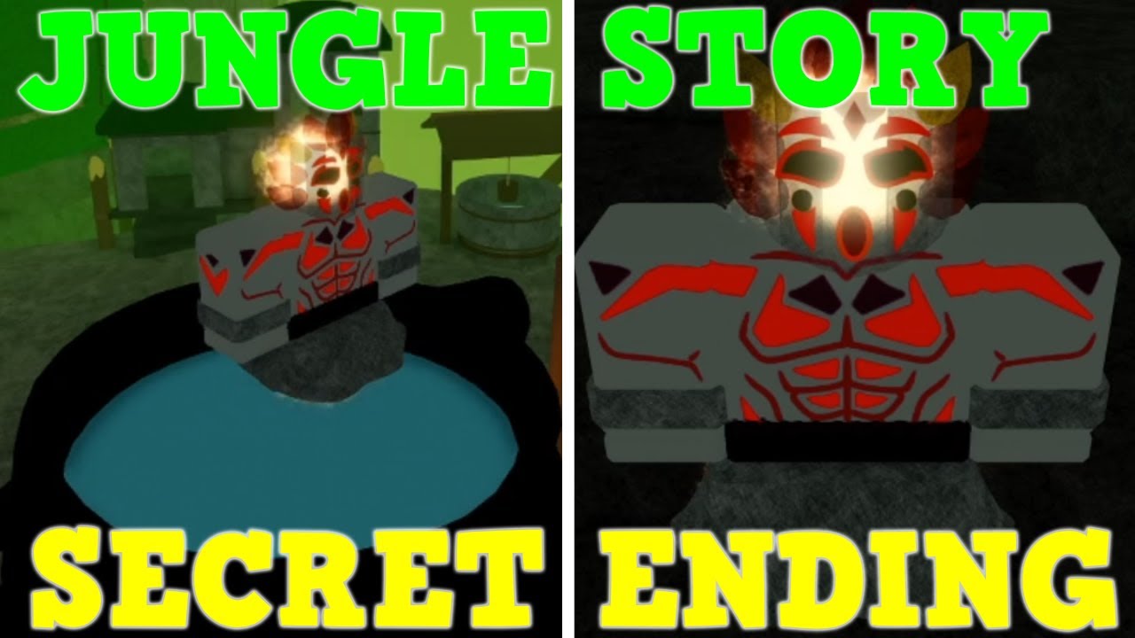 ROBLOX JUNGLE STORY SECRET ENDING
