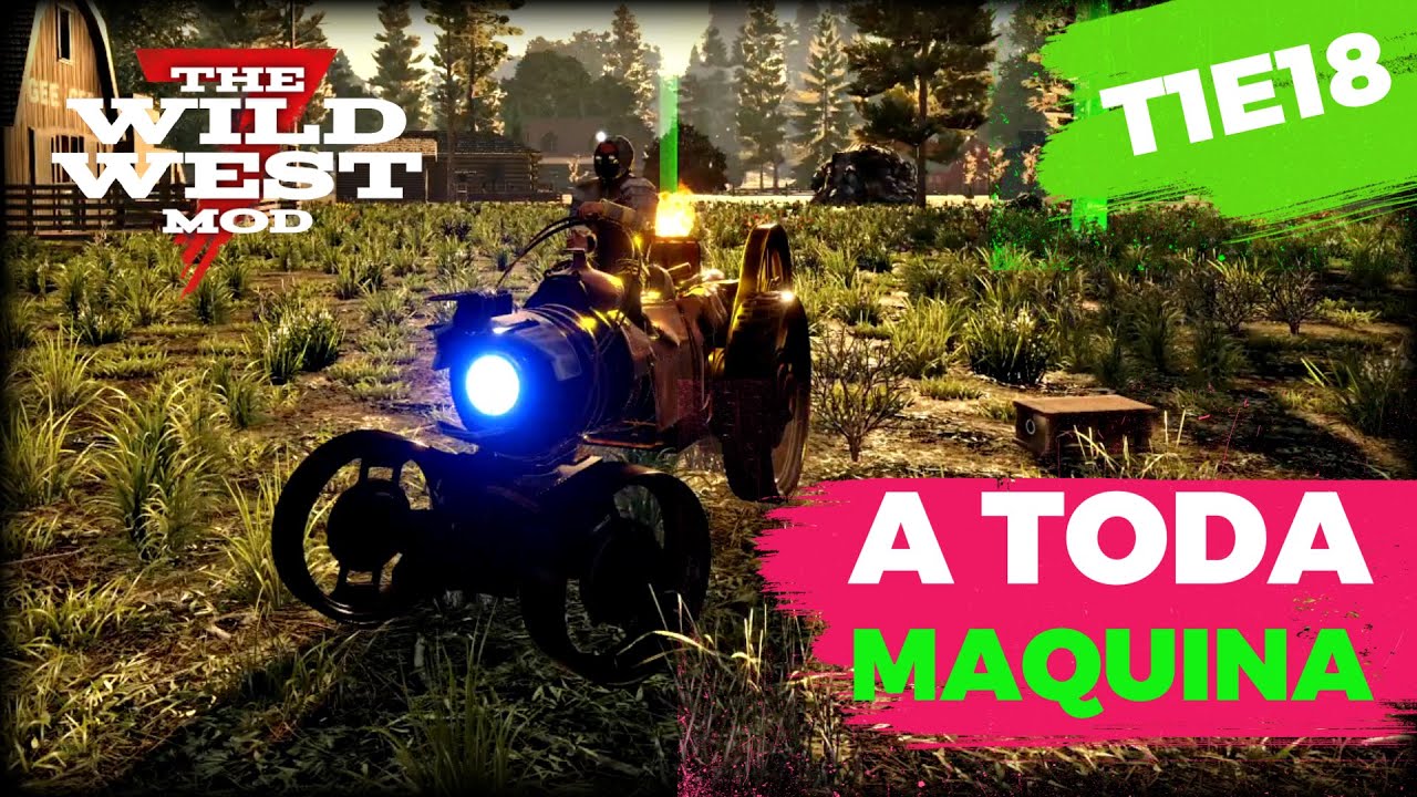 T1E18---NUEVO ARMA OP Y UNA LOCOMOTORA| WILD WEST MOD 7D2D GAMEPLAY EN ESPAÑOL 2023
