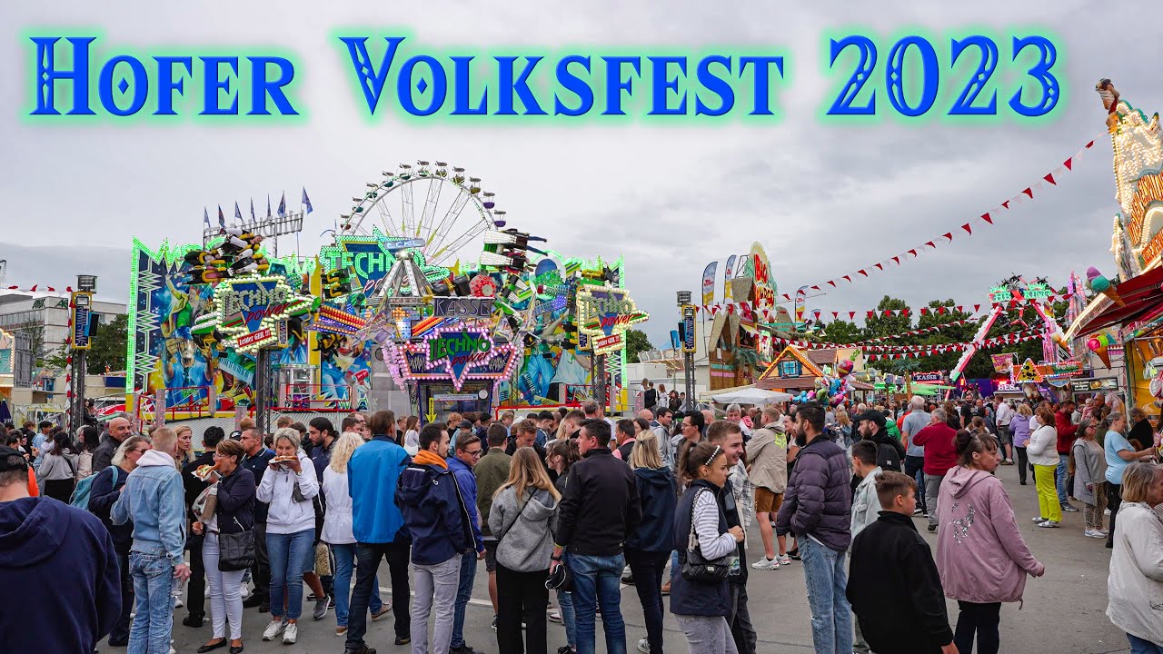 [2160p60] Hier dreht man ab - das Hofer #Volksfest 2023