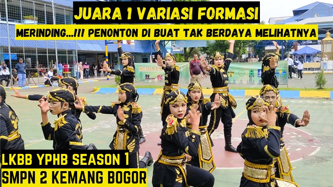 MERINDING...!!! JUARA 1 VARIASI FORMASI - PASKIBRA SMPN 2 KEMANG BOGOR - LKBB YPHB BOGOR