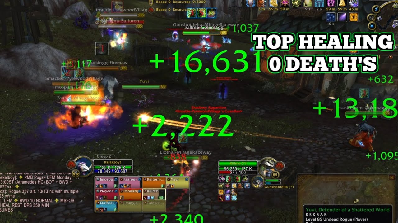 Full BG Resto Druid (Top Healing 0 death's) Solo PvP CATA CLASSIC