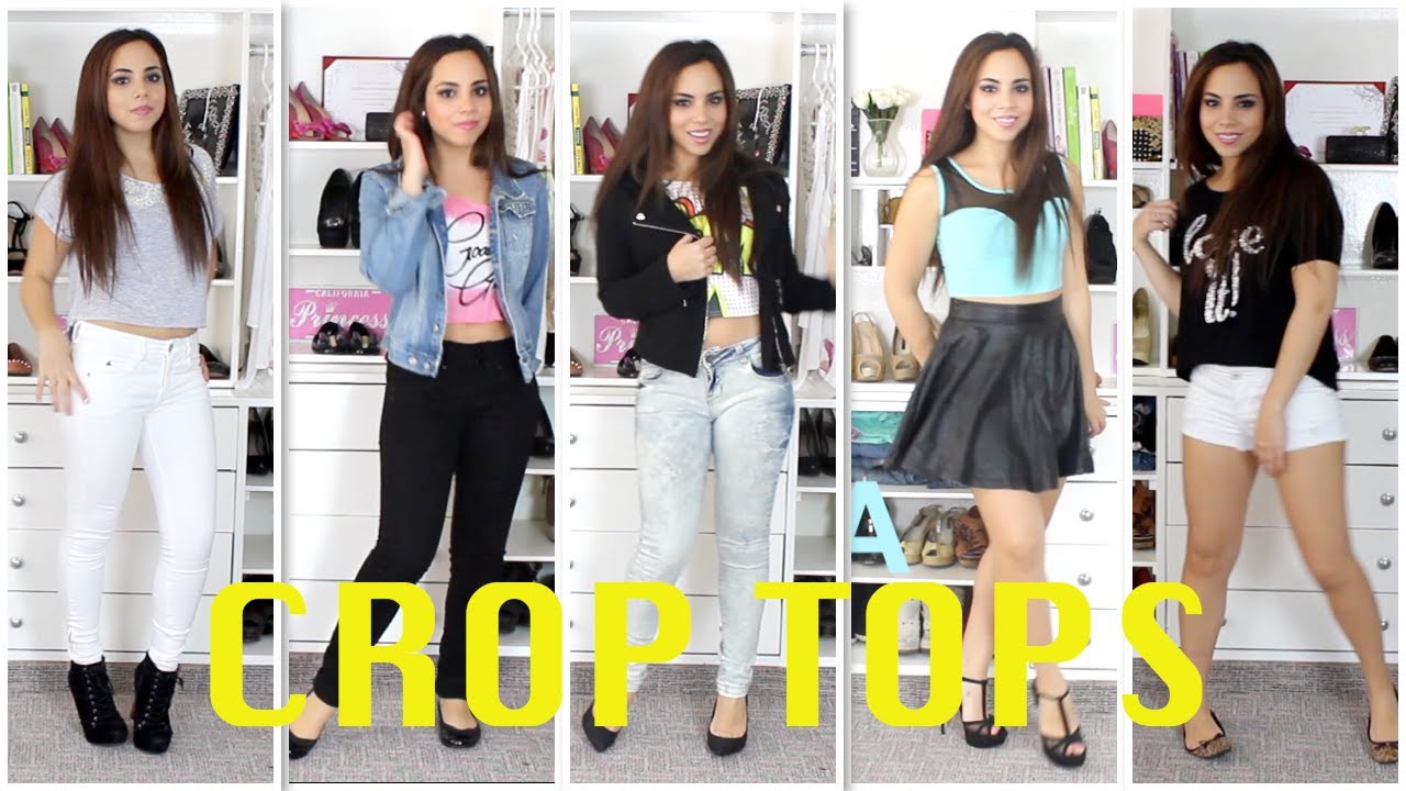 Cómo combinar CROP TOPS