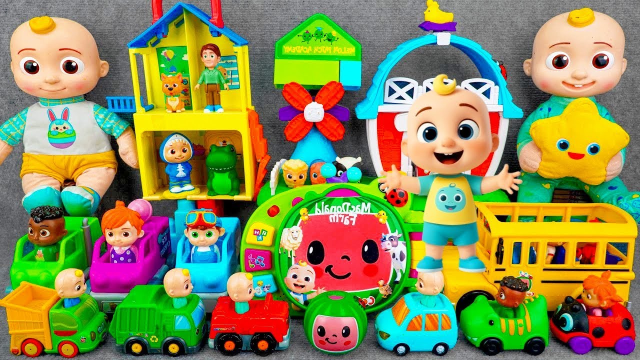 10 Minutes Satisfying Unboxing COCOMELON Collection Cocomelon Learning Book Playset (ASMR)