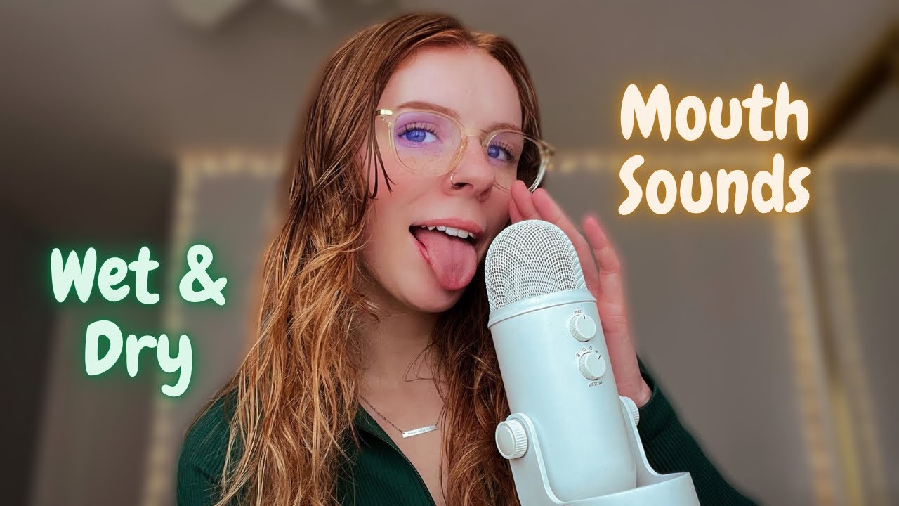 ASMR | Wet & Dry Mouth Sounds + Hand Movements (pay attention, visualizations) *tingly*