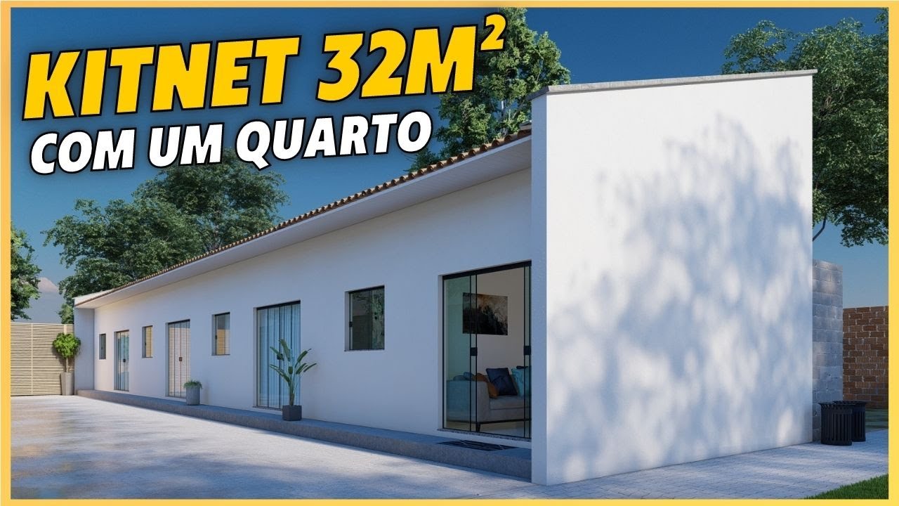 KITNET ACONCHEGANTE COM UM QUARTO |🏠  Kitnet  com 32m&sup2;