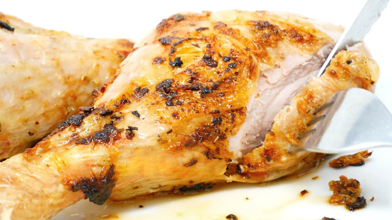 Cuando no tengo tiempo hago esta PIERNA de PAVO al HORNO o AIR FRYER Muy fácil y rápido !!!