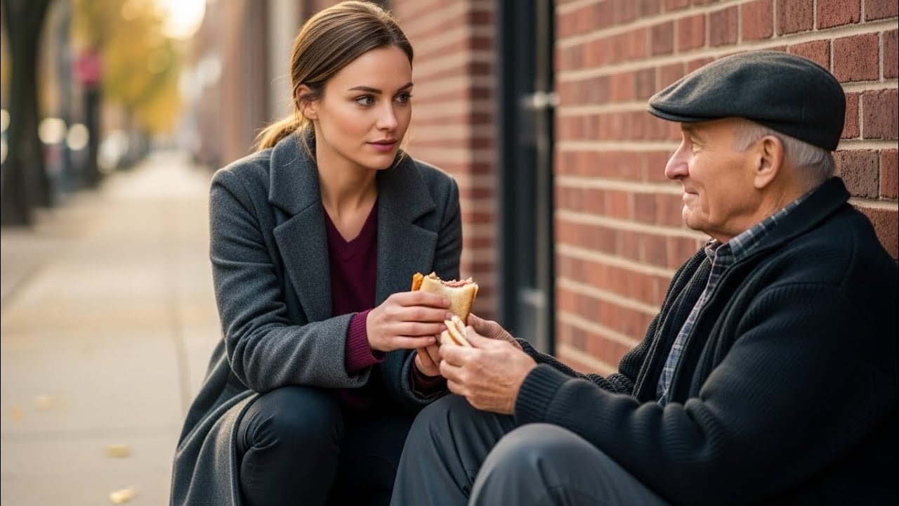 She Fed a Homeless Beggar on the Street — Years Later, He Returned and Changed Her Life Forever