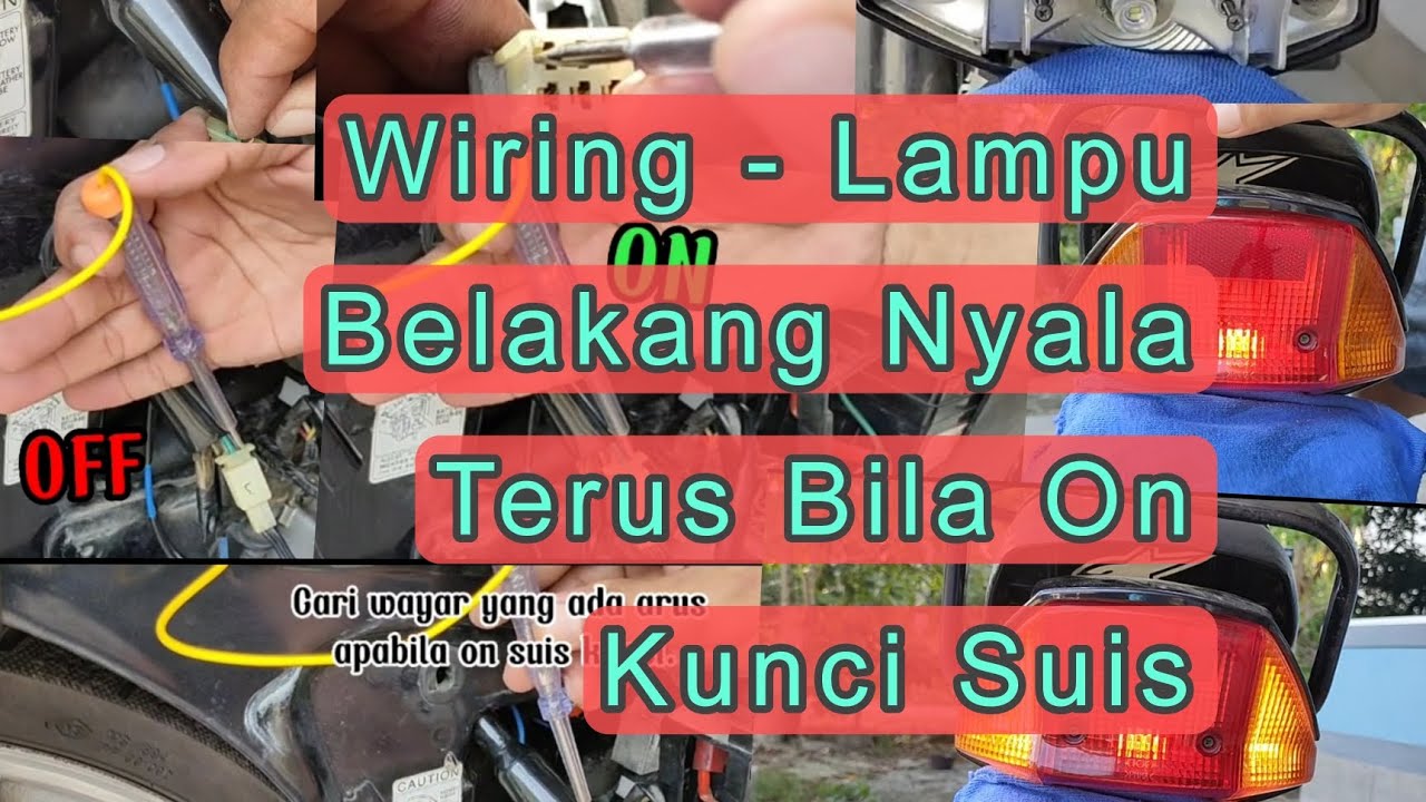DIY - Wiring Lampu Brek LED Berkelip | EX5 DREAM