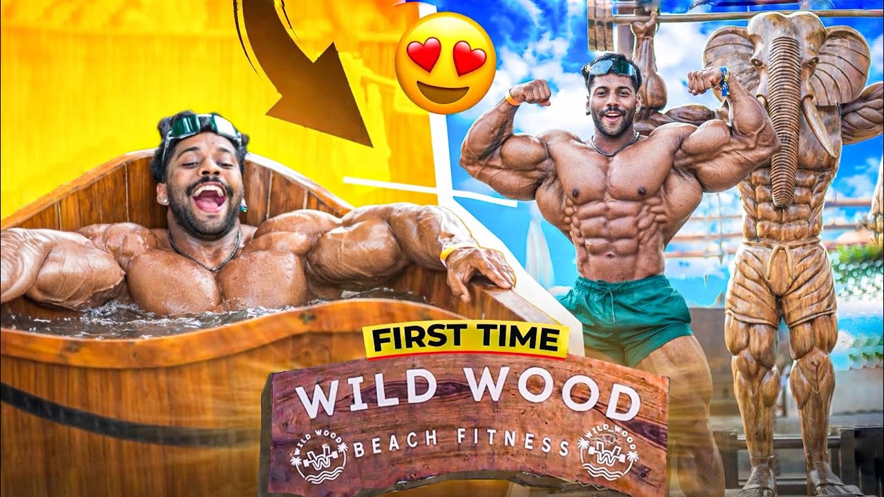 FIRST TIME WORKOUT IN WOOD GYM 🪵