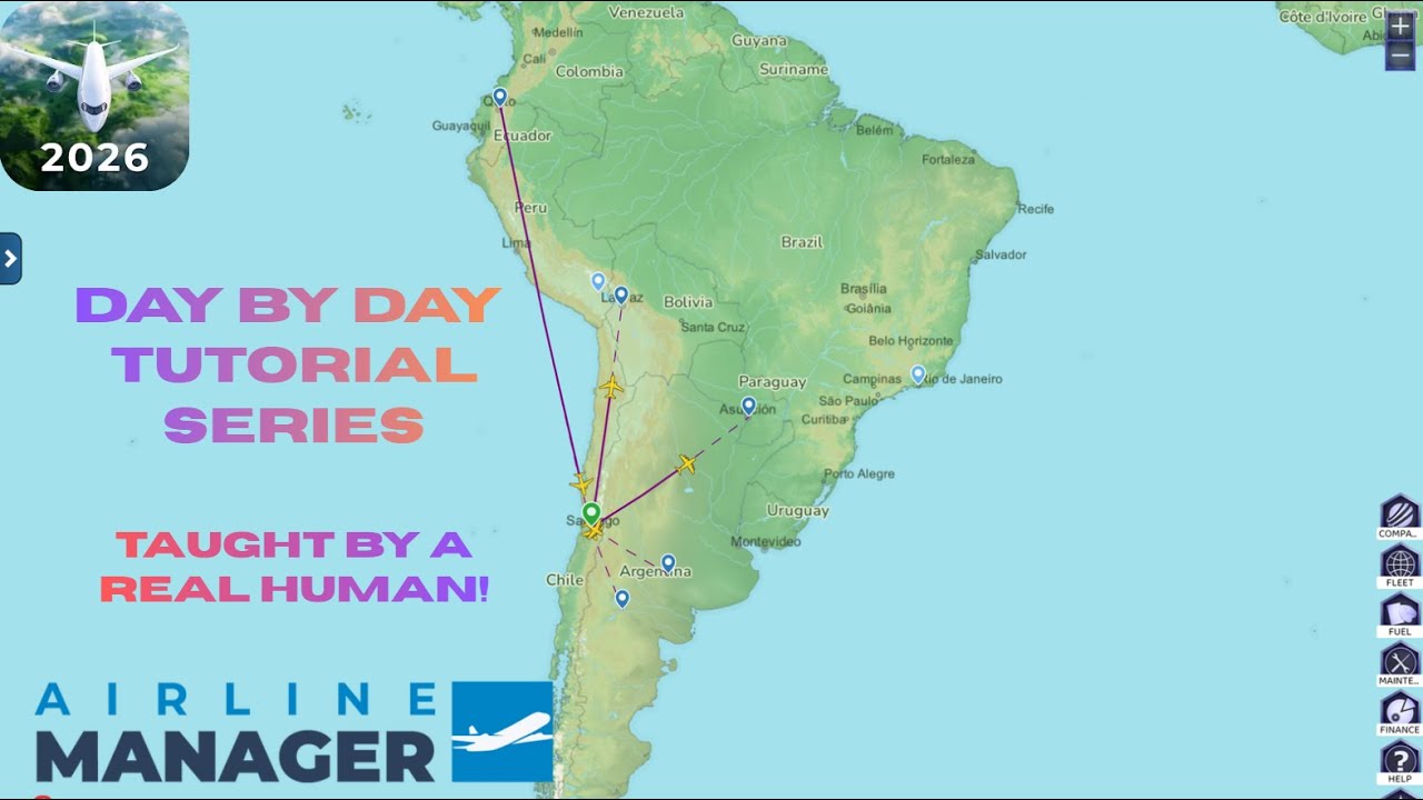 Airline Manager 4 / Day 2 Tutorial
