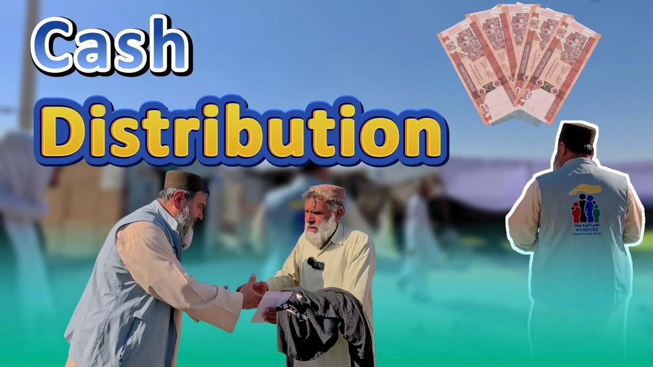 Cash Distribution to Afghan Refugees