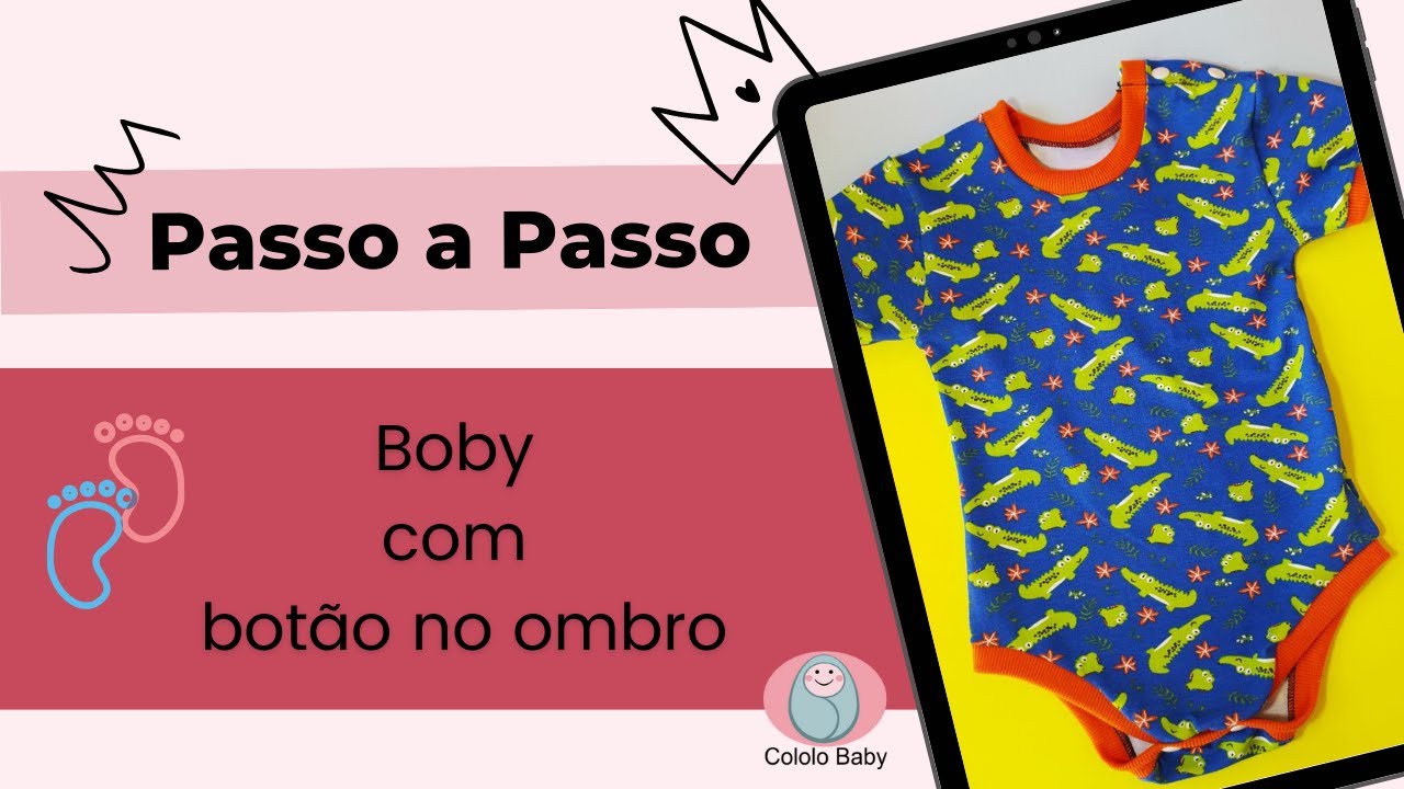 Body Com Botão no ombro - Aula 2 - Passo a Passo
